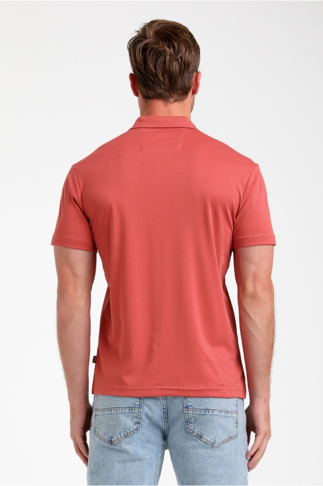 PREMIUM POLO VAN JERSEY KWALITEIT 235531 4000 Deep coral